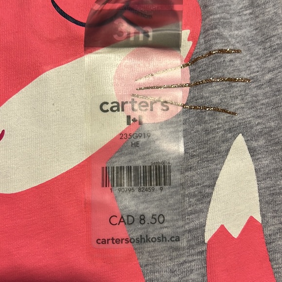 Long sleeve top, size 3 months, never worn - Picture 3 of 3